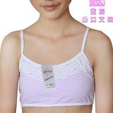 少女学生文胸女中大童全棉小背心式胸罩发育期8-10-12岁女孩内衣