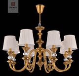 家利美品牌特惠美式 欧式纯铜吊灯简约现代客厅卧室餐厅