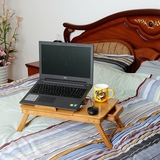 电脑桌楠竹子桌上用电脑桌实木笔记本台式家用简约现代笔记本桌子
