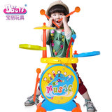 Baoli宝丽儿童爵士架子鼓敲打击乐器玩具手拍鼓益智早教带电子琴