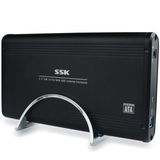 HE-G130 3.5英寸 USB3.0移动硬盘盒 sata接口 支持台式机硬盘 黑