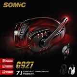牛蛙外设Somic/硕美科 G927 头戴式电脑耳麦 虚拟7.1声效游戏耳机