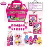 迪士尼公主儿童手提箱全套化妆品 女孩彩妆套装 女孩彩妆盒玩具