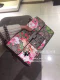 代购正品 Gucci/古奇 天竺葵系列花卉款锁扣小包 女士斜挎单肩包