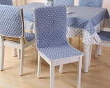 简约现代餐椅垫坐垫椅套套装冬季连体椅子垫套欧式四季餐桌布茶几