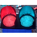 光合交通灯交通信号灯二单元300mm红绿灯停车场指示信号灯LED信号