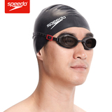 speedo正品专业近视游泳眼镜 防水防雾大框 带度数近视泳镜男女