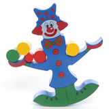 包邮家庭幼儿园木制小丑平衡树 儿童天平秤早教玩具宝宝玩具