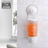 双庆家居 浴室专用乳液器洗手液瓶 强力吸盘皂液器 吸壁式安装