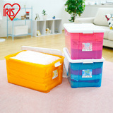 爱丽思IRIS 环保塑料彩色透明整理收纳箱子大号储物收纳盒SSB-60