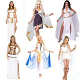 万圣节服装埃及法老服装女成人古埃及希腊艳后服装化妆舞会长裙子