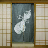 门帘窗帘日韩式风格店铺装饰防蚊子挂帘卧室厨房和风日式加厚布艺