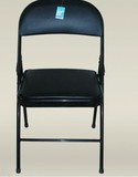 南京办公家具折叠椅会议椅会客椅一流产品特价直销黑色皮艺无扶手