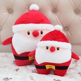 圣诞老人公仔毛绒玩具暖手抱枕布娃娃圣诞节礼物麋鹿玩偶新年礼物