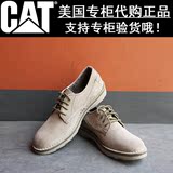 CAT 卡特牛皮户外休闲中帮系带短靴工装男鞋P718592 P718595