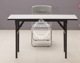1.2米*0.4米可折叠桌培训桌长条便携式会议桌办公会展活动促销桌