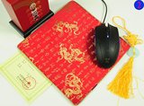 南京云锦鼠标垫 高档商务礼品 出国 中国风传统特色工艺品 送老外