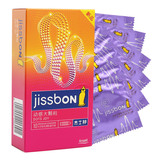杰士邦避孕套10只动感大颗粒带刺安全套成人情趣计生性用品保险套