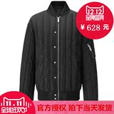 太平鸟男装2015冬装新款正品羽绒服黑色修身款外套B2AC54102包邮