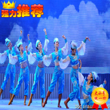 新款心翼儿童舞蹈演出服蒙古族舞蹈服装六一女童少数民族表演服装