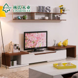聚林氏木业现代可伸缩电视柜时尚简约茶几小户型组合家具LS011DG1