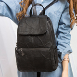 2016新款软皮羊皮真皮双肩包韩版潮流时尚女士背包旅行女包包书包