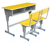 P6X耐用中学生学习写字桌加固教室课桌椅家用自习书桌子组合