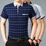 短袖新款标准男装明星同款薄韩版翻领休闲2016T恤绅士马克华菲