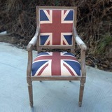 新款 欧式实木扶手椅柞木餐椅 雕花工艺椅子