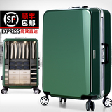 铝框拉杆箱万向轮登机皮箱20学生行李箱子pc旅行箱男女拉箱24寸28