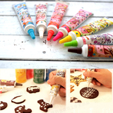 彩色巧克力笔装饰笔裱花笔饼干蛋糕色素果酱笔烘焙工具8种颜色