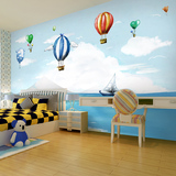 北欧卡通幼儿园儿童房壁纸客厅卧室电视背景墙纸地中海大型壁画