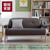 日式简约小户型布艺沙发组合双人三人创意时尚住宅家具卧室沙发椅