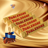 亿滋进口Toblerone瑞士三角牛奶巧克力含蜂蜜及巴旦木糖50g*6条
