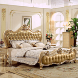 土豪金欧式床1.8米奢华法式床田园公主床卧室家具0553