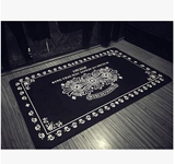 黑白色个性地毯拍照地毯客厅门垫电脑椅吊篮地毯床边地毯圆形地垫