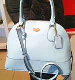 COACH中号贝壳包女真皮手提包寇驰手袋美国代购现货 33909