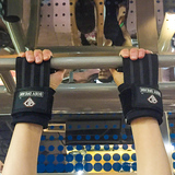 助力带 健身 硬拉带 引体向上握力 带铁防护手掌套防滑护腕