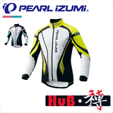 新款 日本PEARL IZUMI 一字米3555-BL冬季5度防风印花保暖骑行服