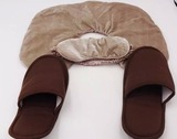 欧珀莱专柜最新到货 新春旅行三件套装眼罩U型枕拖鞋居家旅游必备