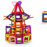 c乐高式拼插磁力片积木磁性积木磁铁拼装建构片益智儿童玩具