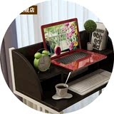 宿舍电脑桌神器床上铺用笔记本电脑桌创意寝室悬空懒人简约书桌子