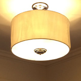 现代简约圆形卧室水晶灯低楼层客厅入户花园吸顶灯衣帽间餐厅灯饰