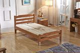 柏木单人床 简易小床 床 实木床类 1.2米床 成都家具 厂家直销