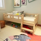 定制包邮儿童床实木单人床带护栏床男孩女孩宝宝床幼儿拼接床小床