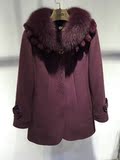 唯影2014冬新款W042D81022 专柜正品羊绒大衣中长款 妈妈装女外套