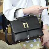 包包2016新款时尚韩版手提单肩包复古定型小方包简约斜挎女包小包
