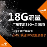 广州联通20G/广东18G/36G半年卡/联通深圳3G4G上网卡华为4G路由器