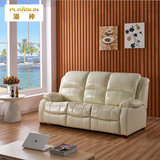 多功能真皮折叠沙发床 简约现代客厅休闲皮艺沙发床组合