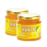 蜂蜜柚子茶500g*2瓶 风味水果茶 休闲下午茶 热饮冲饮品 补充维C